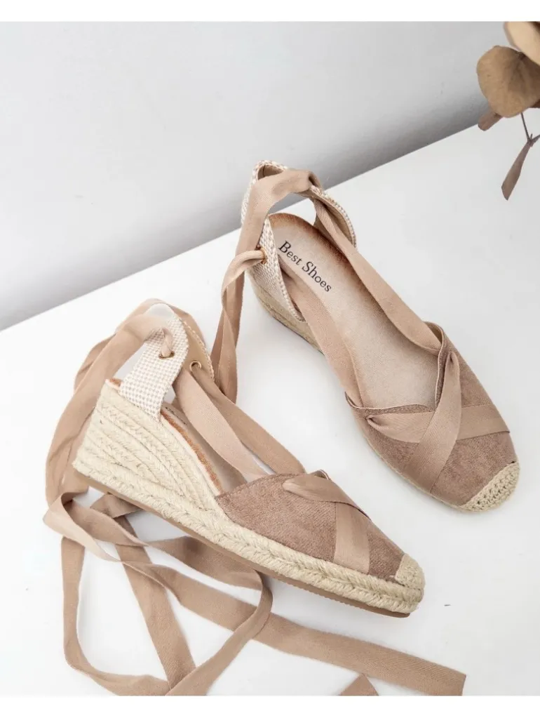 Alpargata BEIGE cuña LL5U2 (ALM)