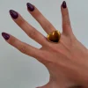 Anillo DORADO forma corazón