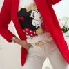 Blazer fluida ROJO VIVO Style (V01)
