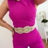 Body BUGANVILLA liso fruncido hombros Silvie (V10)