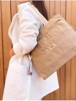 Bolso CAMEL efecto acolchado PERSONALIZADO Ginebra