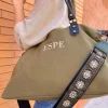 Bolso liso KAKI tejido loneta PERSONALIZADO AMBERES