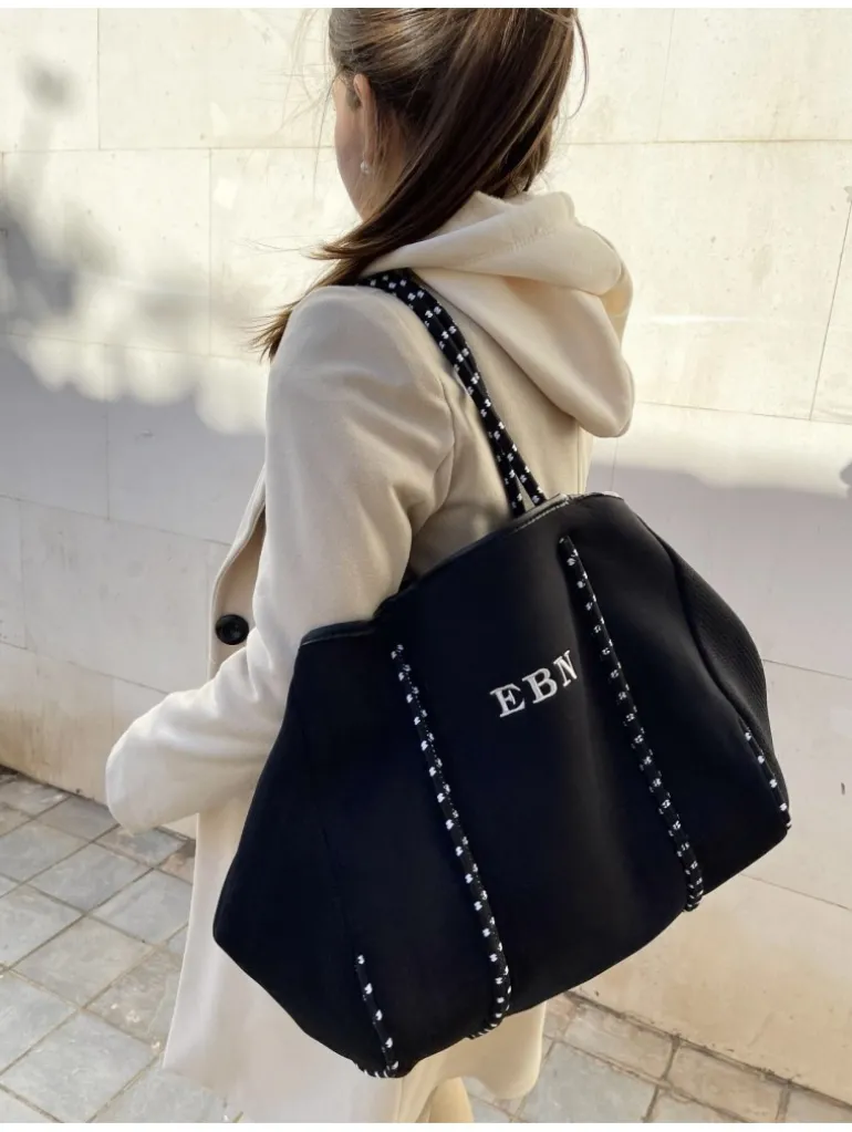 Bolso neopreno NEGRO personalizado modelo Bimba