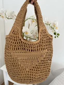 Bolso rafia tipo saco PD