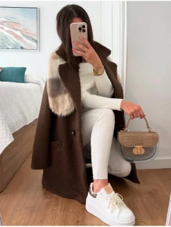 Bolso transparente solapa BEIGE serpiente Shasha (DB)