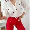 Camisa blanca fresitas 32252 (G34)