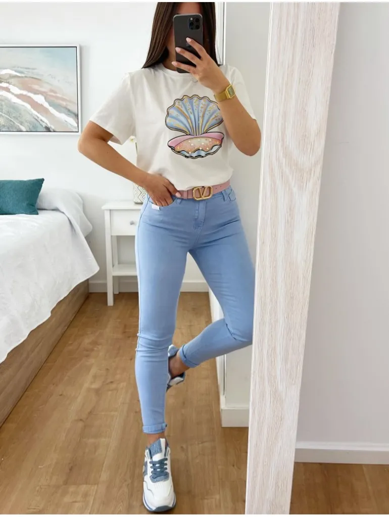 Pantalón vaquero CELESTE NEW ZELAND ZH6712-7 (V09)