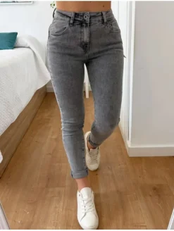 Pantalon vaquero GRIS desgastado RG1688
