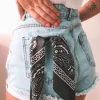Pañuelo tipo bandana dibujo cachemire Texas