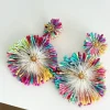 Pendientes multicolor circulos (V00)