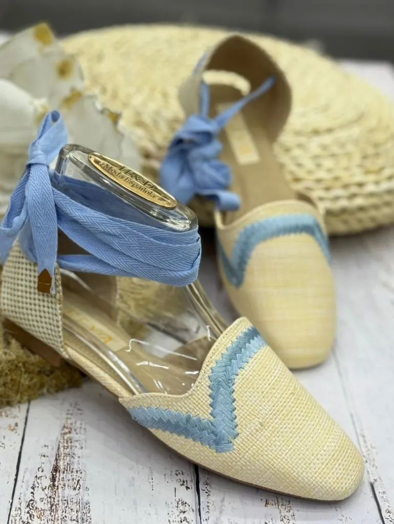 Sandalia cinta azul (CEL)