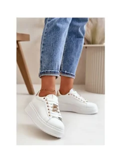 Zapatilla blanca plataforma OSITO DORADO EV500 (AL)